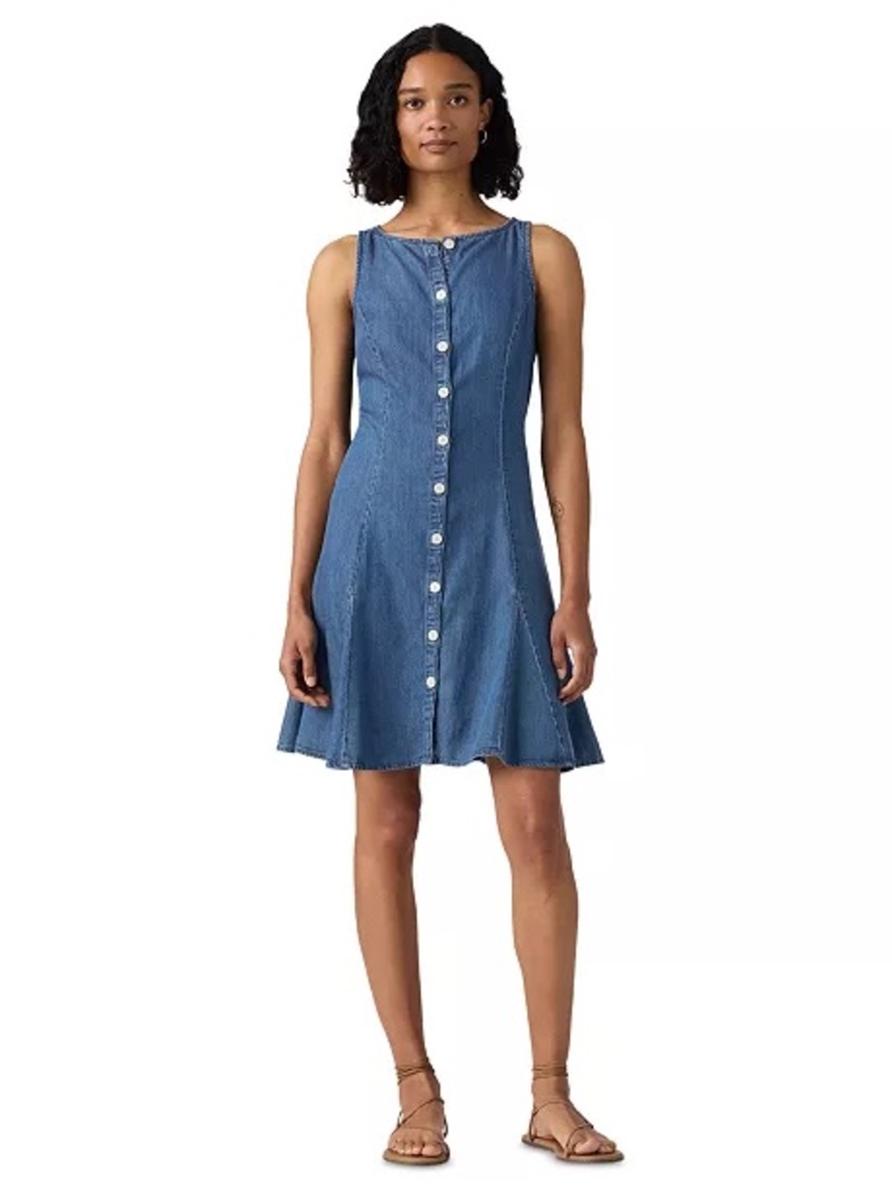 Levis Mercer Denim Mini Dress - Bohemian Western Dress